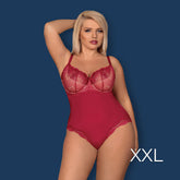 Obsessive - Rosalyne teddy XXL - Red